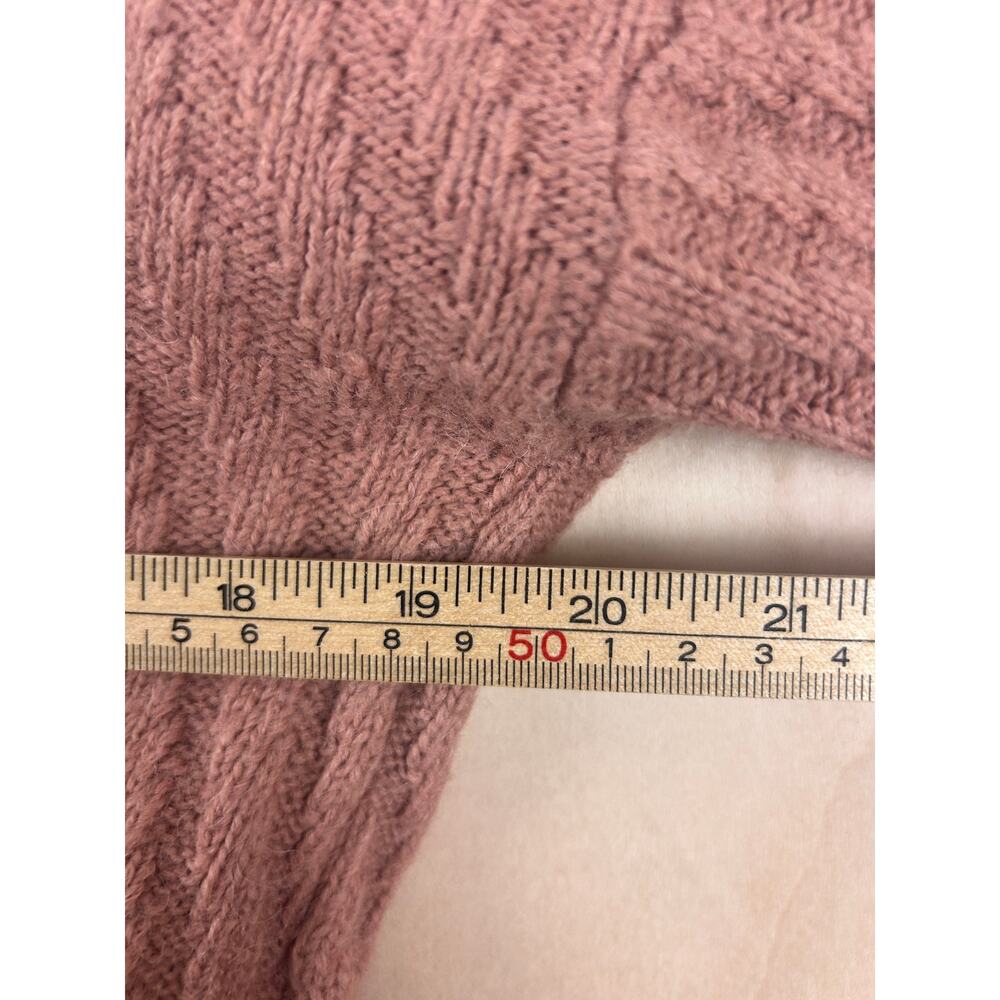 Ann Taylor Alpaca Wool Blend Knit Sweater Pink Boat Neck Women's Small - Picture 6 of 10